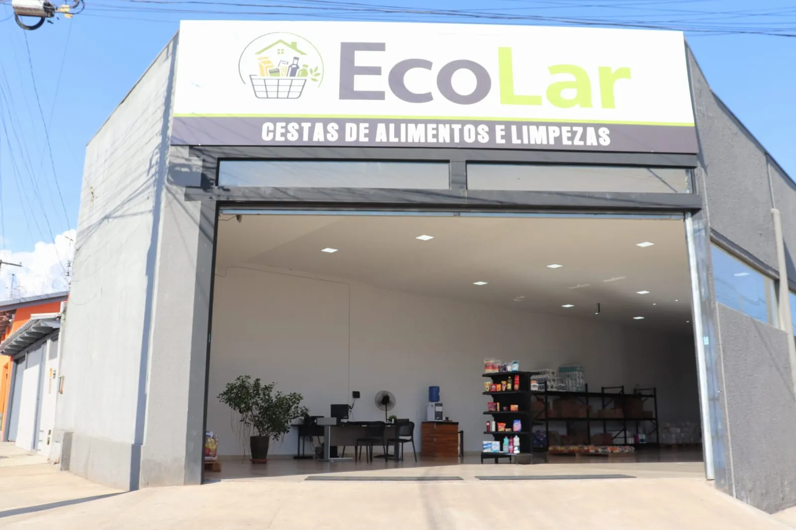 Galpão da EcoLar Cestas em Aparecida de Goiânia